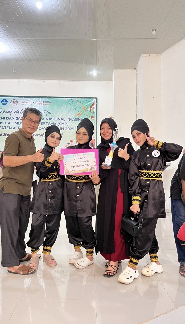 Siswa-siswi SMPN1 Blangpidie Tampil Gemilang dalam Ajang FL3SN 2025